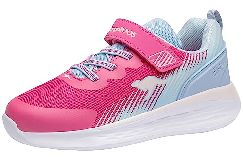 KangaROOS Kq-unique Ev sneakersy dziewczęce, Fandango Pink Blue Sky, 34 EU