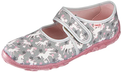 Superfit Dziewczęce Bonny kapcie, szary różowy 2030, 36 EU