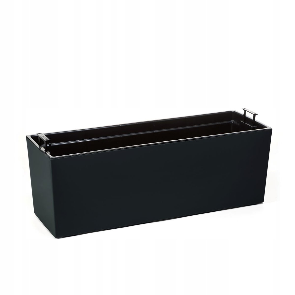 Skrzynka balkonowa Fontana 56 x 19 cm, czarna