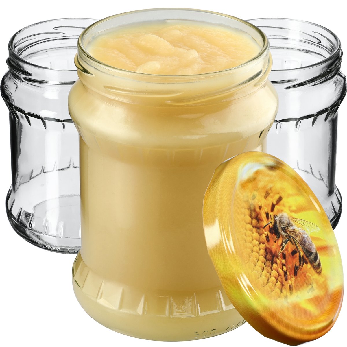 Słoiki Kisko 500ml 24 szt. 82mm + wieczka 