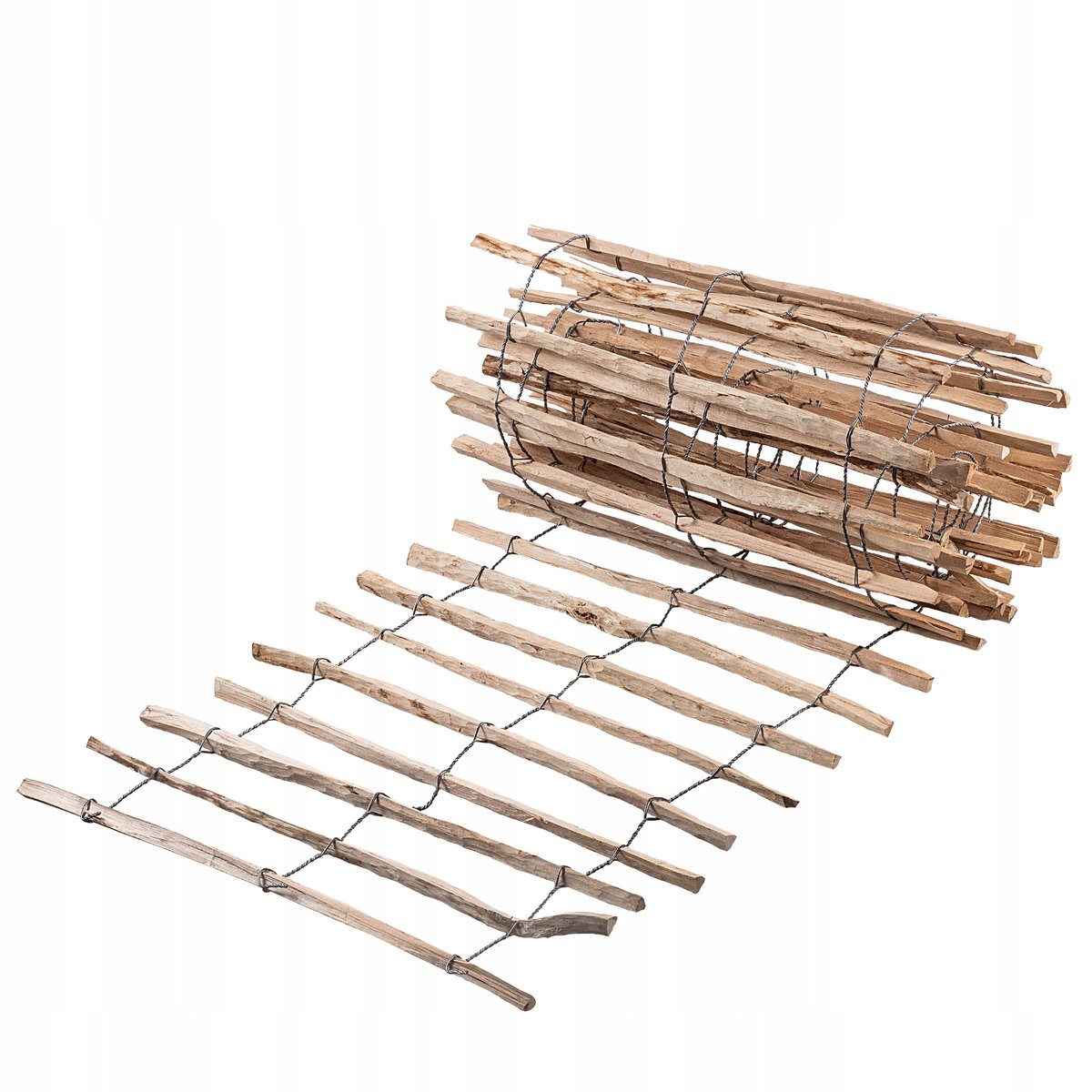 Płot ogrodowy leszczynowy Karo 500 x 80 cm (7-9 cm)