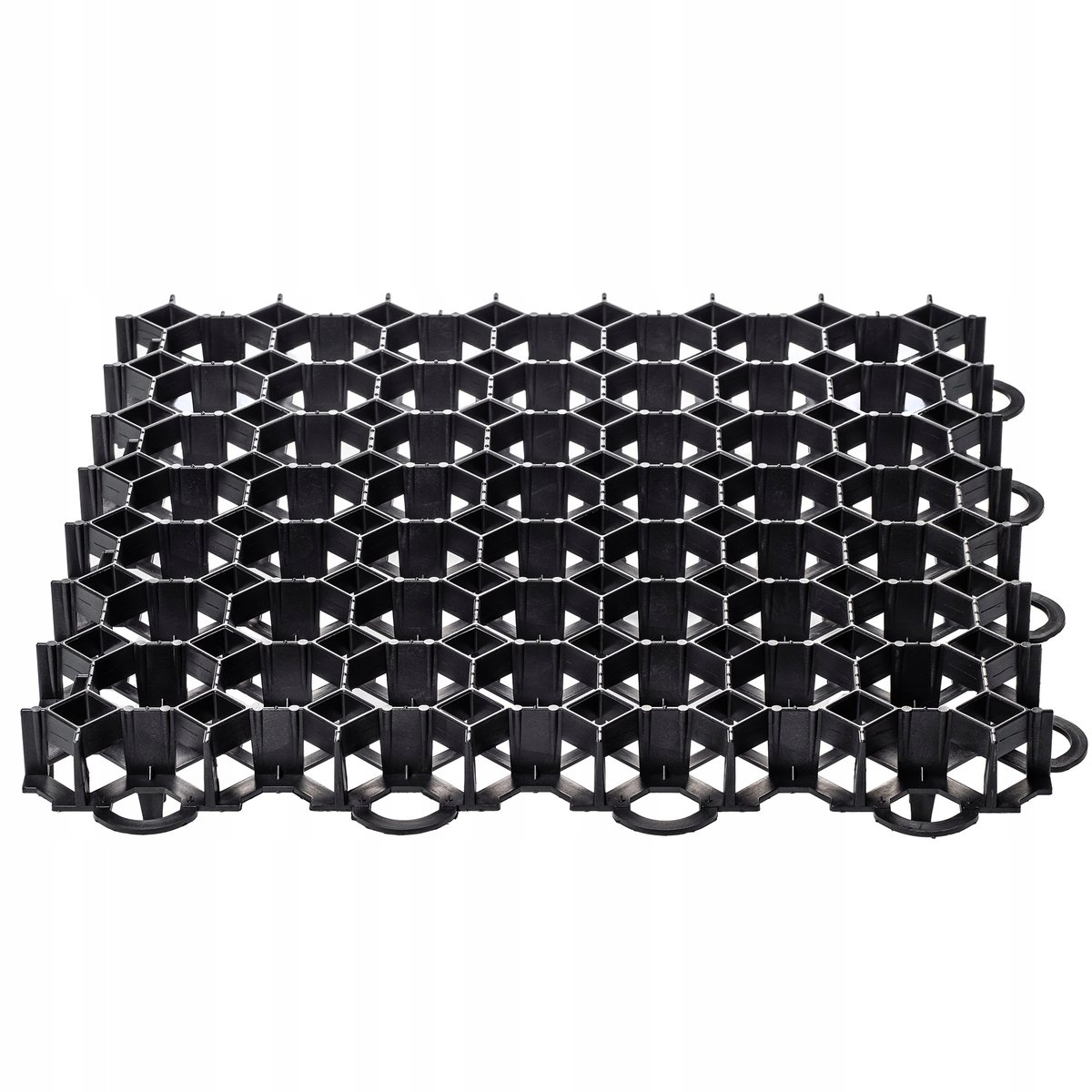 Kratka Ogrodowa Trawnikowa Parkingowa 50x50 Czarna