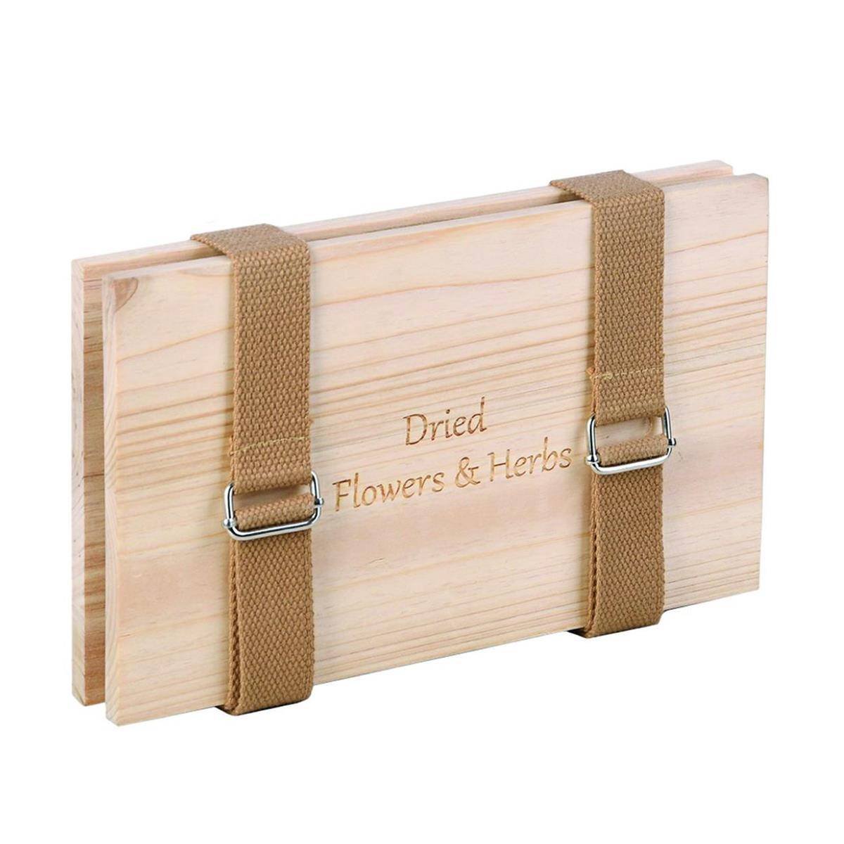 Prasa do suszenia kwiatów i ziół drewniana