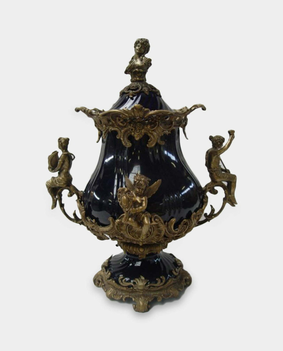 Porcelanowa Waza z Elfami