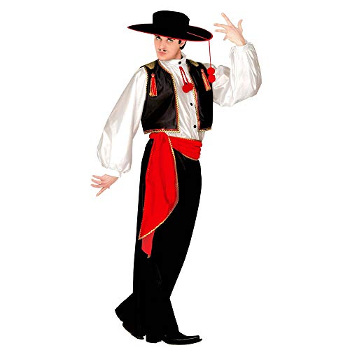 Widmann - Kostium Joaquin, koszula, kamizelka, spodnie, pasek, kapelusz, Hiszpan, tancerka flamenco, wojownik byków, torero, impreza tematyczna, karnawał