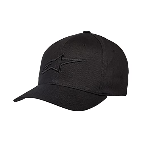 Alpinestars Męski Ageless Curve Czapka z daszkiem, Nero/Nero, LXL
