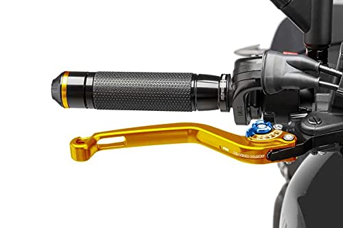 Puig 170oa 2.0 dźwignia hamulca z selektorem niebieskim, złota