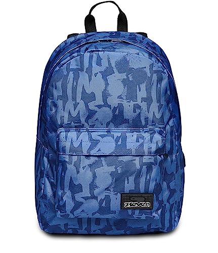 Seven ZAINO ISCHOOLPACK - niebieski, plecak Ischoolpack, NIEBIESKI, Jeden rozmiar, Nowoczesny