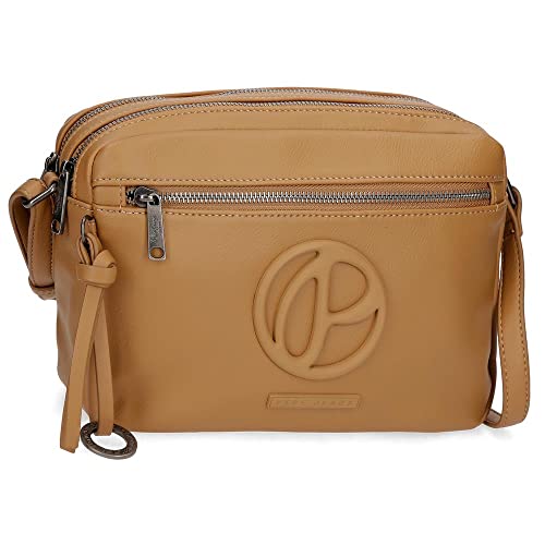 Pepe Jeans Torba Mara, Musztarda, podwójny pasek