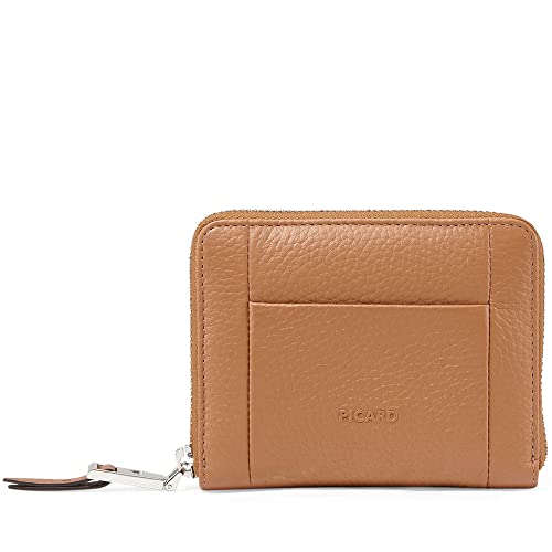 Picard damski portfel z czystej skóry naturalnej średniej | szerokość: 2 cm wysokość: 10 cm długość: 13 cm z zamkiem błyskawicznym