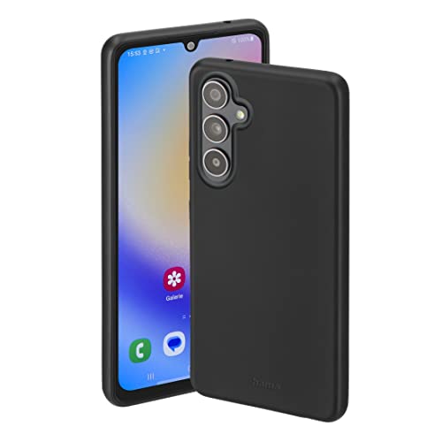 Hama Etui do Samsung Galaxy A34 5G (etui na telefon komórkowy chroni przed uderzeniami, zadrapaniami i brudem, etui ochronne umożliwia ładowanie indukcyjne, jedwabiście matowe etui z TPU z miękką