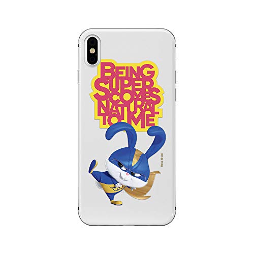 Oryginalne etui DreamWorks The Secret Life of Pets TPU do iPhone X, iPhone XS, etui z płynnego silikonu, elastyczne i cienkie, ochronne na ekran, odporne na wstrząsy i zarysowania etui na telefon