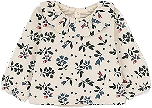 Petit Bateau Bluzka z długim rękawem dla niemowląt, Biały Avalanche/Wielobarwny, 18 miesięcy