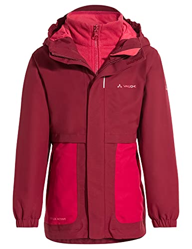 VAUDE Kids Campfire 3w1 kurtka dziewczęca płaszcz linia A. Chłopiec