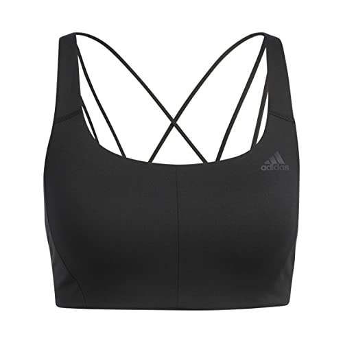 adidas CF STO Ms biustonosz sportowy, czarny/węgiel, L damski, Czarny/Węgiel, L