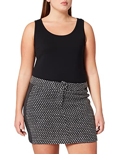 CMP Jacquard wooltech Spódnica, Kobieta, Dym Mel.-B.Gips, 46
