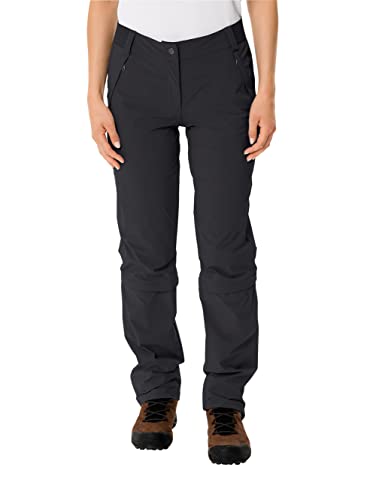 VAUDE Damskie Spodnie damskie Farley Stretch Capri T-zip Spodnie Iii, czarny, 40 Lang