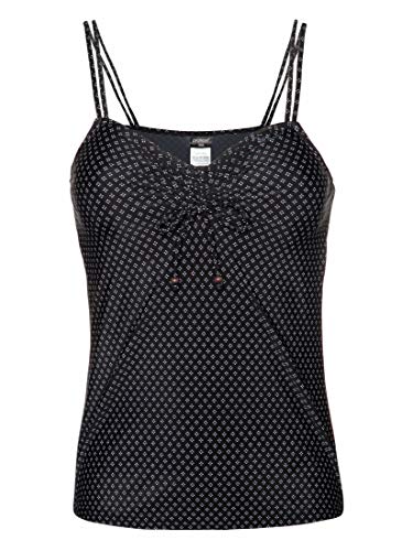 Protest damski top tankini MM MITCHY, prawdziwy czarny, M, Prawdziwy czarny, M