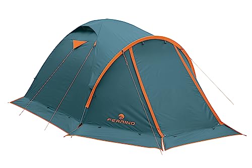 Ferrino Skyline 3, Unisex namiot kempingowy dla dorosłych, niebieski i pomarańczowy, 3-osobowy