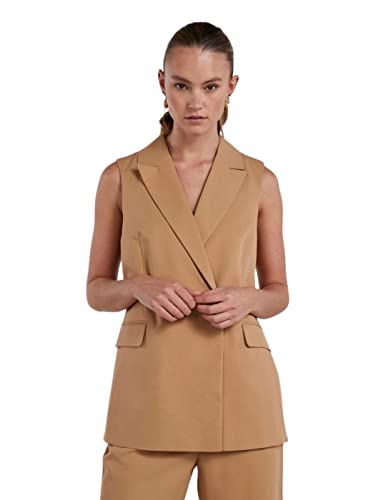 PIECES damska kamizelka kamizelki kamizelki kamizelki Noos, Indyjska opalenizna, L