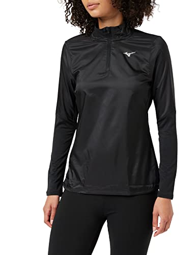 Mizuno Hybrid Ls Hz Koszulka damska, czarny, M