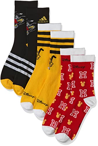 adidas X Disney Mickey Mouse Socks 3 pary skarpety mieszane dla dzieci