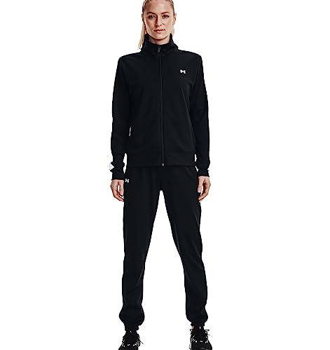 Under Armour Spodnie damskie UA Tricot Tracksuit, czarne, 1365147, rozmiar LG