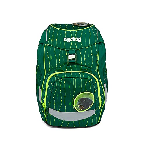 ergobag RambazamBear Plecak, Młodzież Unisex, Zielony (Zielony), Rozmiar Uniwersalny