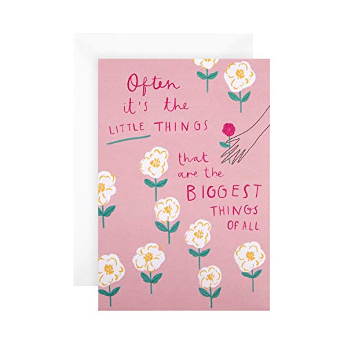 Hallmark Ogólna kartka z podziękowaniami - uroczy kwiatowy wzór 