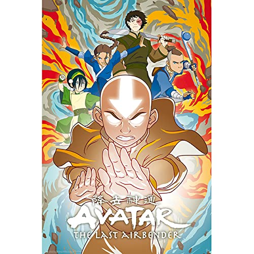 Avatar The Last Airbender Master of the Elements - plakat 61x91,5 cm