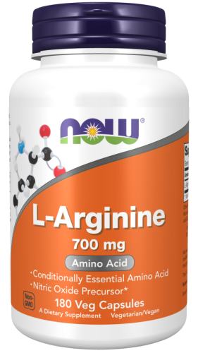 L-Arginina 700 mg 180 kaps ( Now Foods )