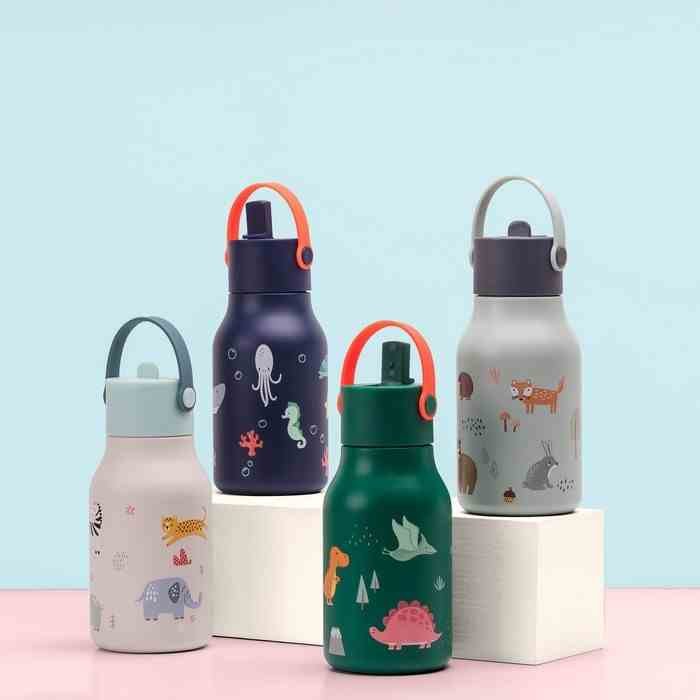 Lund London Butelka dla dzieci 400ml. Ocean, Little Lund