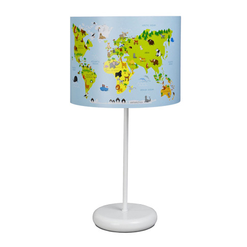 Lampka nocna dla dzieci z mapą świata - 5X A327 Galapi