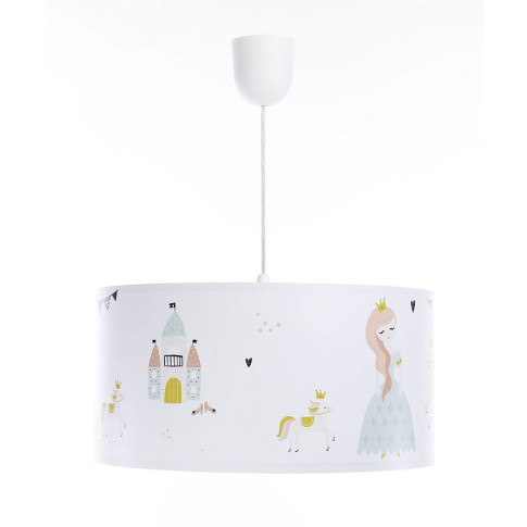Lampa wisząca z księżniczką dla dziewczynki - A332-Idio