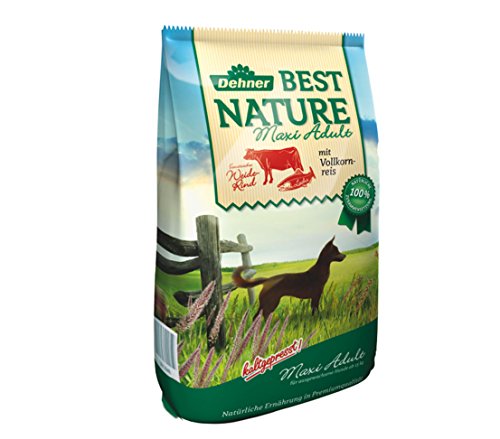 Dehner Best Nature Hundefutter, Maxi Adult, Rind Und Lachs, 12.5 Kg