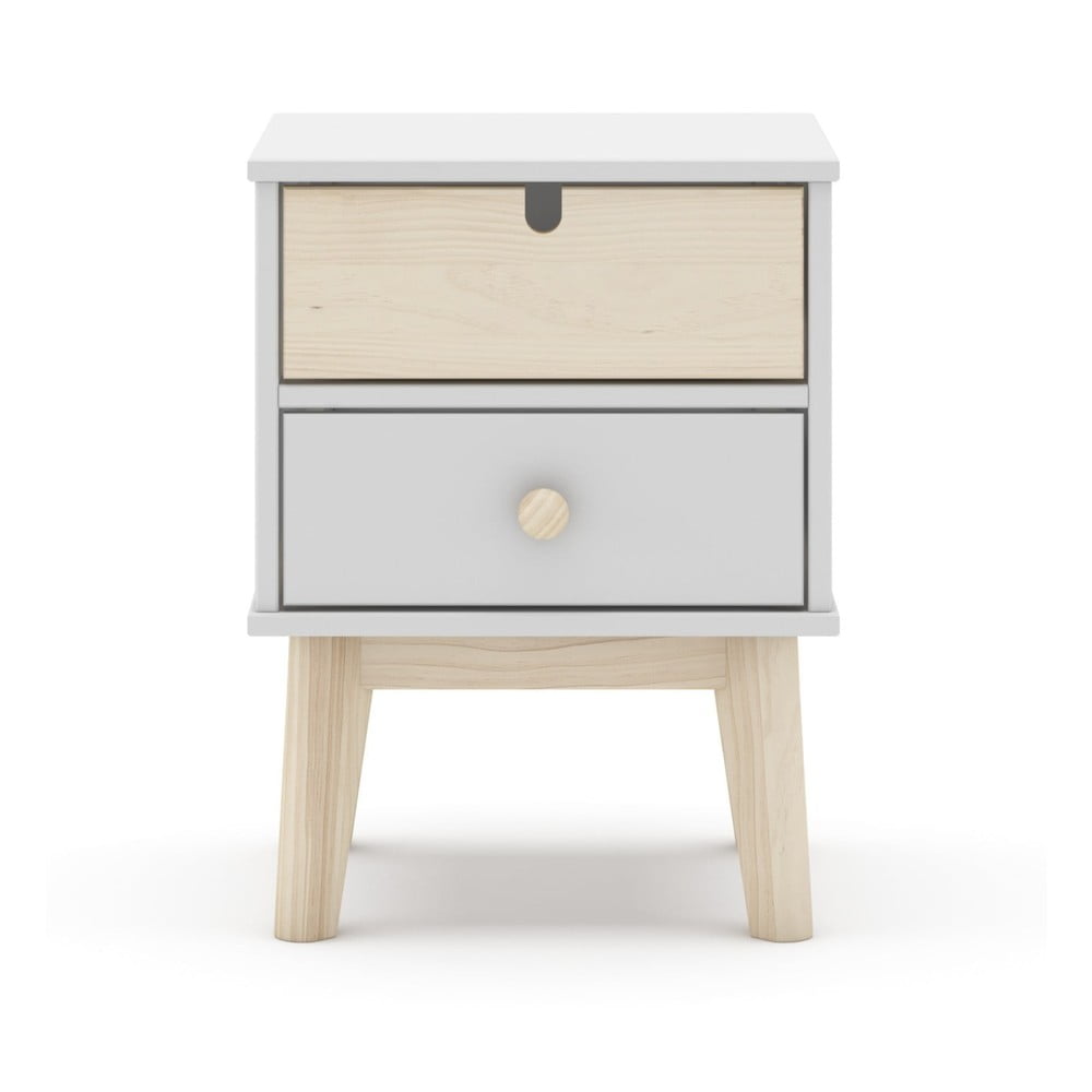 Biała dziecięca szafka nocna Estefania – Marckeric