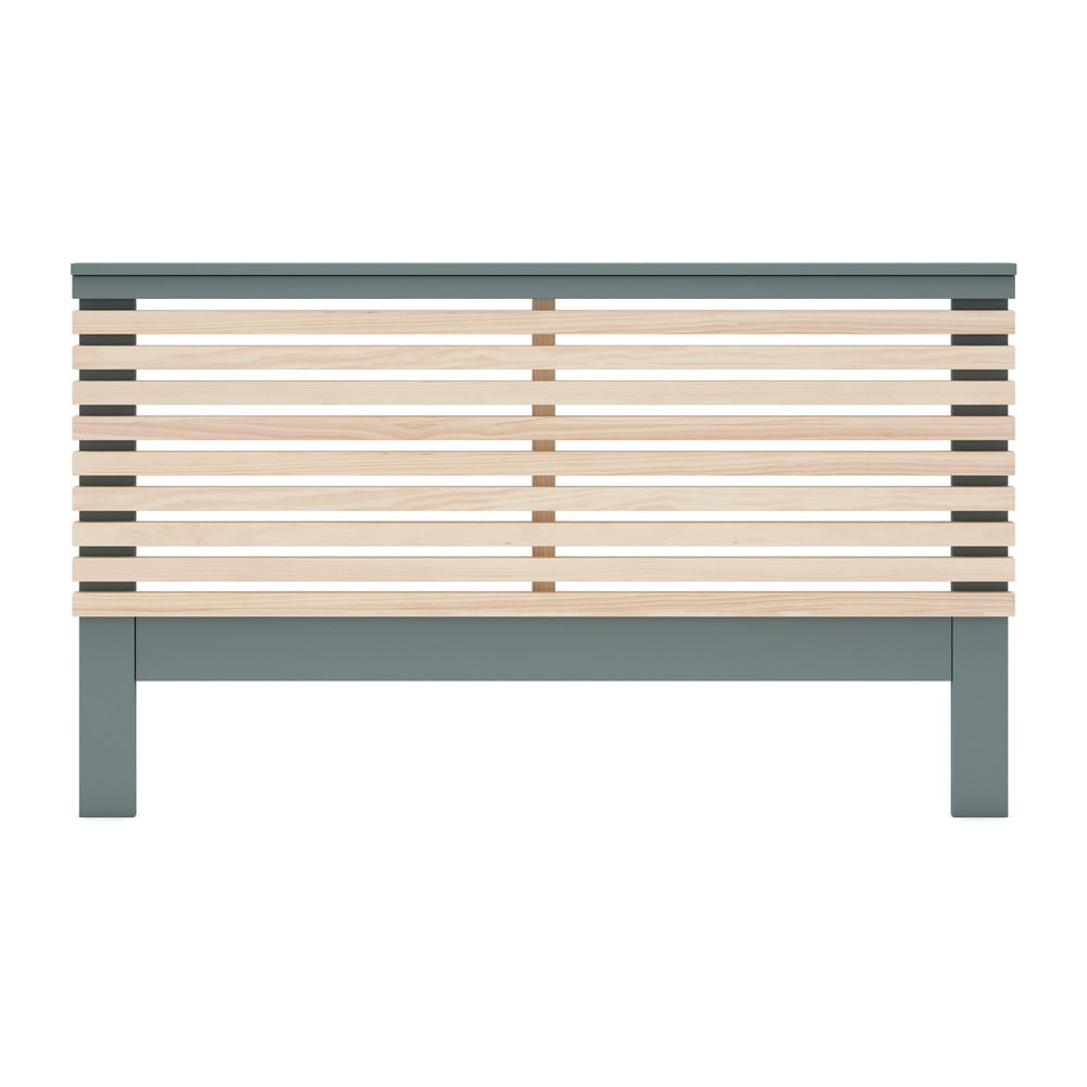 Zielony zagłówek w dekorze sosny 146x100 cm Pisco – Marckeric