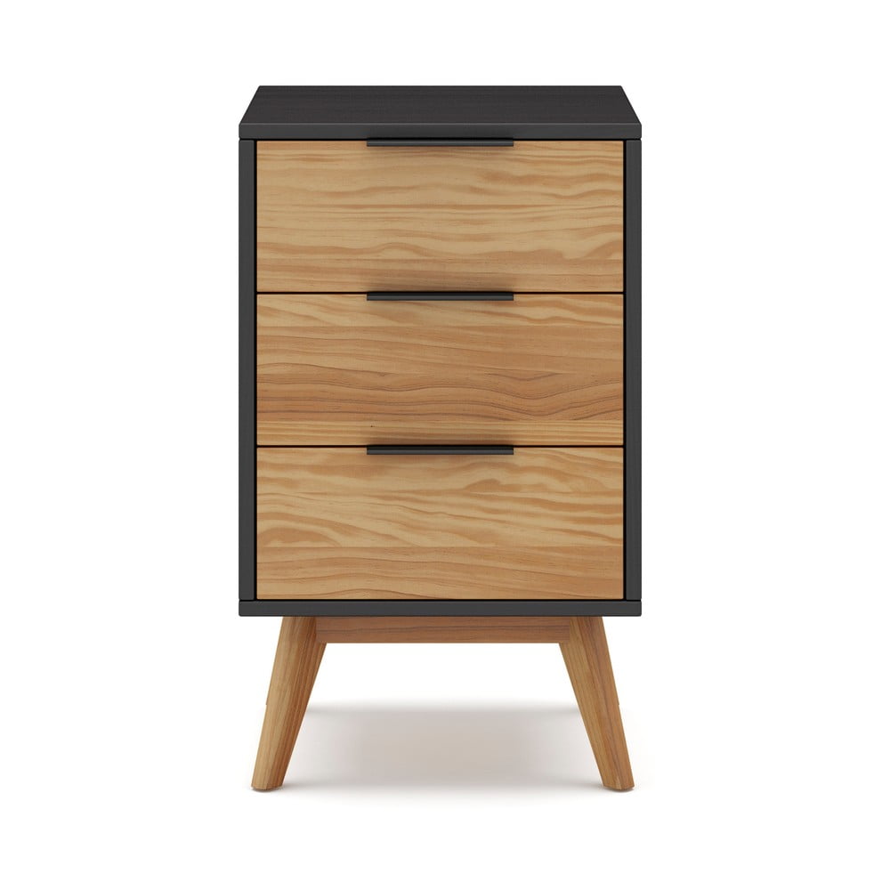 Szafka nocna z drewna sosnowego Lavis – Marckeric