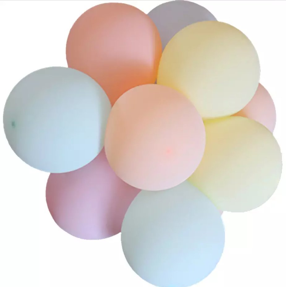 Kolorowe balony pastelowe 70 sztuk ślub urodziny