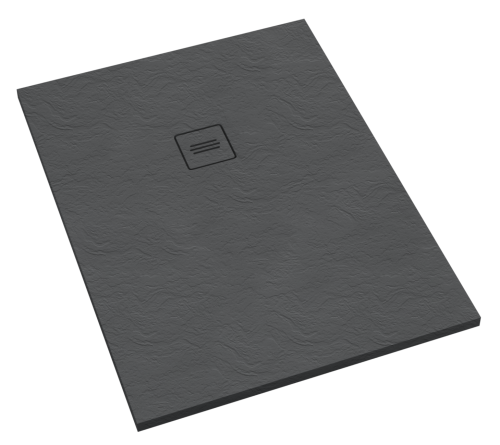 SCHEDPOL SCHEDLINE COLLECTION Brodzik prostokątny PROTOS GREY STONE 70x90x3,5 z systemem STABILSOUND PLUS 3SP.P1P-7090/S/ST-M1/S/ST-