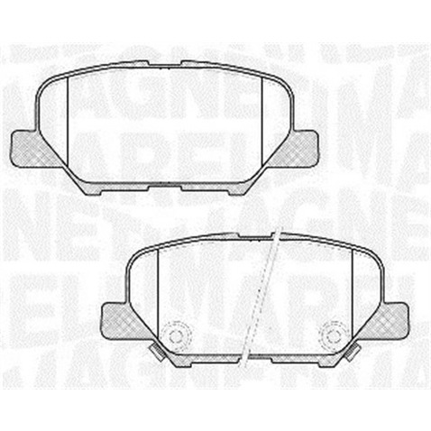 Klocki hamulcowe - komplet MAGNETI MARELLI 363916060678  w 24 h. Do 100 dni na zwrot. 100 tys. Klientów.