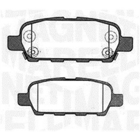 Klocki hamulcowe - komplet MAGNETI MARELLI 363916060473