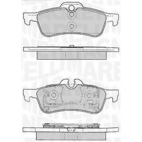 Klocki hamulcowe - komplet MAGNETI MARELLI 363916060331