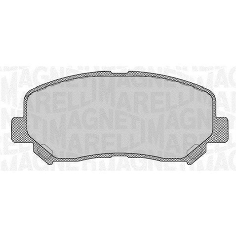 Klocki hamulcowe - komplet MAGNETI MARELLI 363916060710