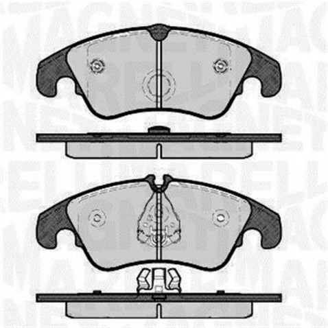 Klocki hamulcowe - komplet MAGNETI MARELLI 363916060140