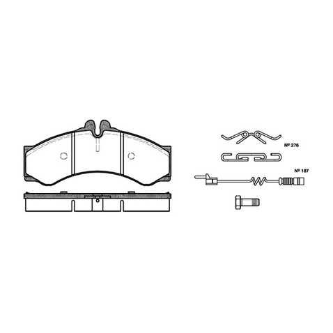 Klocki hamulcowe - komplet ROADHOUSE 2614.02