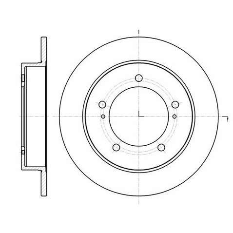 Tarcza hamulcowa REMSA 61490.00