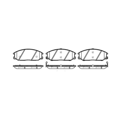 Klocki hamulcowe - komplet ROADHOUSE 2771.12