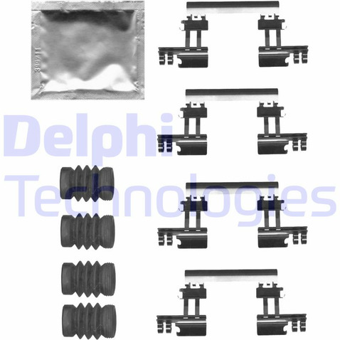 Zestaw akcesoriów klocków hamulcowych DELPHI LX0679