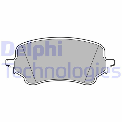Klocki hamulcowe - komplet DELPHI LP3648